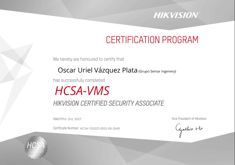 Certificación Uriel 2